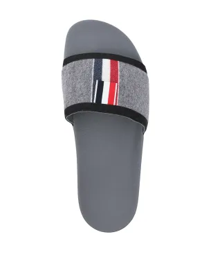Thom Browne RWB-stripe ラバーサンダル グレー - サムネイル4