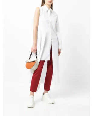 agnès b. ストレートレッグ クロップドパンツ - レッド - サムネイル2