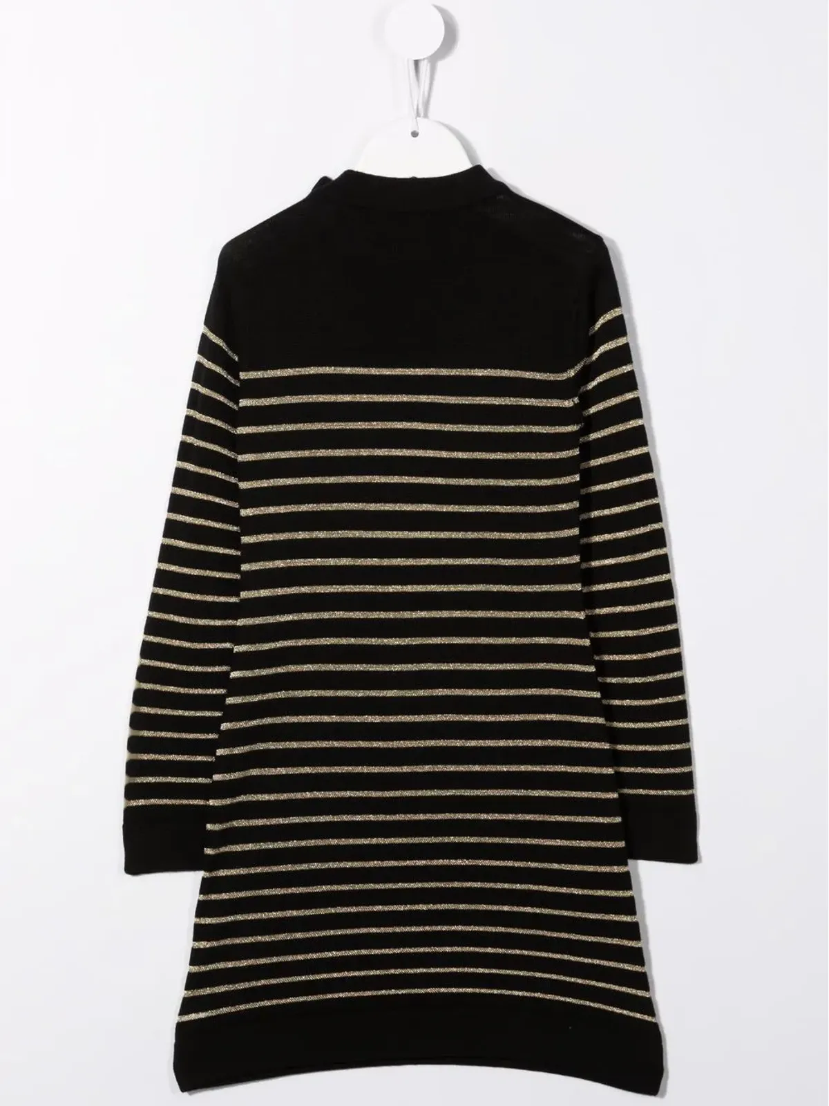 Balmain Kids スパークルニットストライプドレス - 画像2
