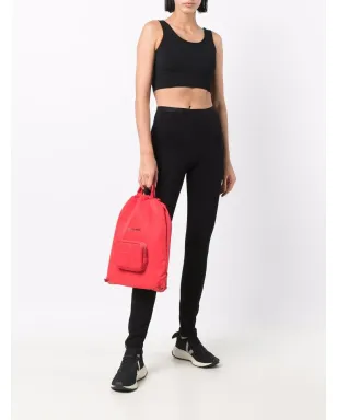 Rick Owens リブ編みスクープネック スポーツブラ - ブラック - サムネイル2