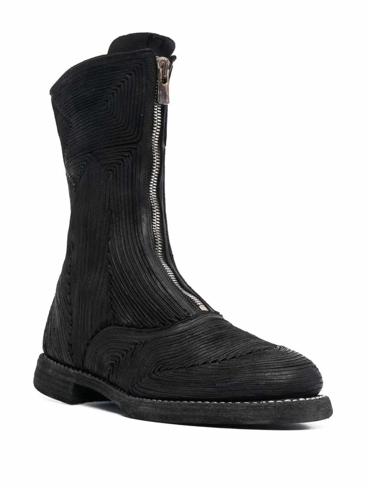 Guidi ジップ付きアンクルブーツ - ブラック - 画像2