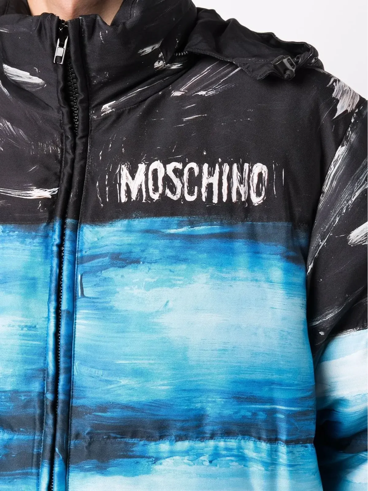 Moschino フェードエフェクト ロゴ コート - 画像5