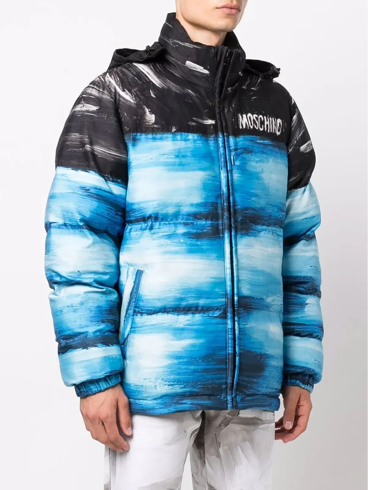 Moschino フェードエフェクト ロゴ コート - 画像3