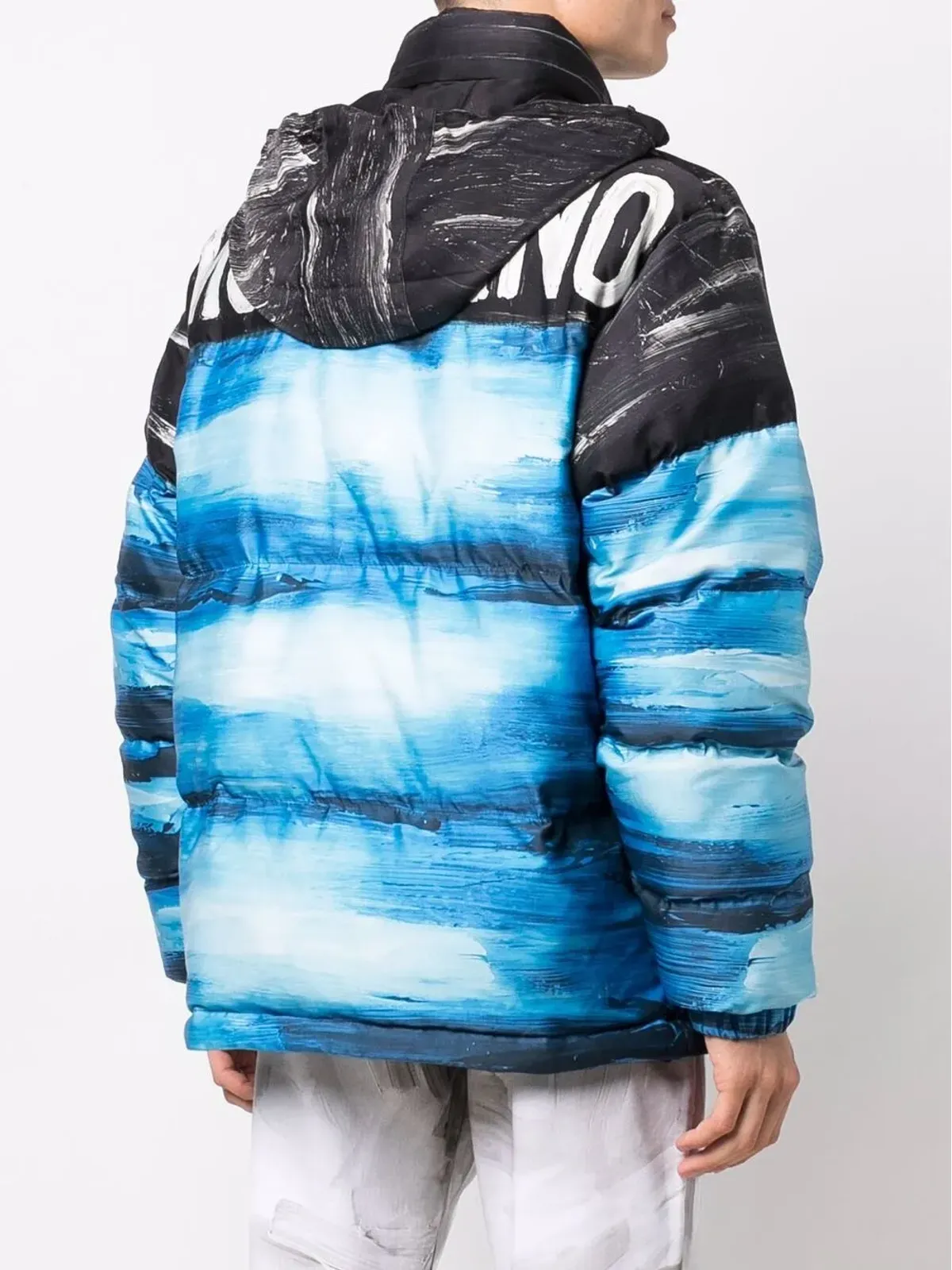 Moschino フェードエフェクト ロゴ コート - 画像4