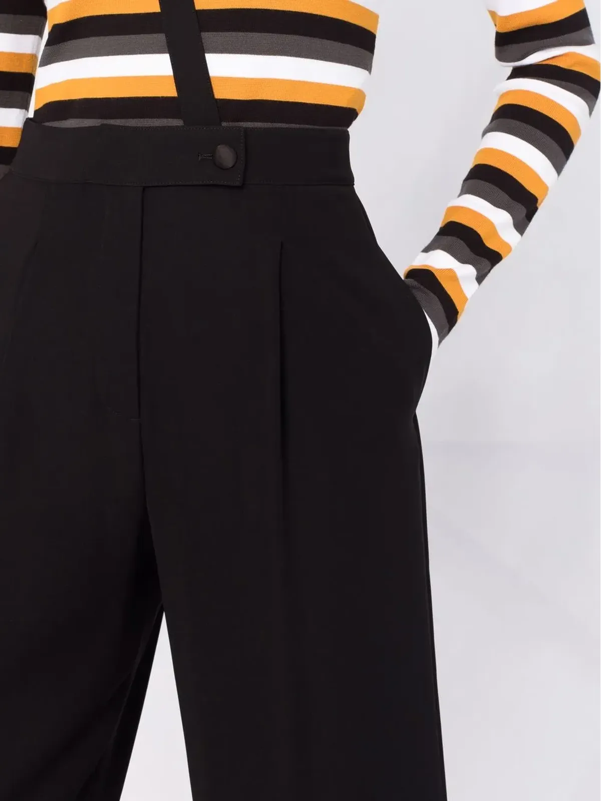 Emporio Armani 高腰ワイドパンツ - 画像5