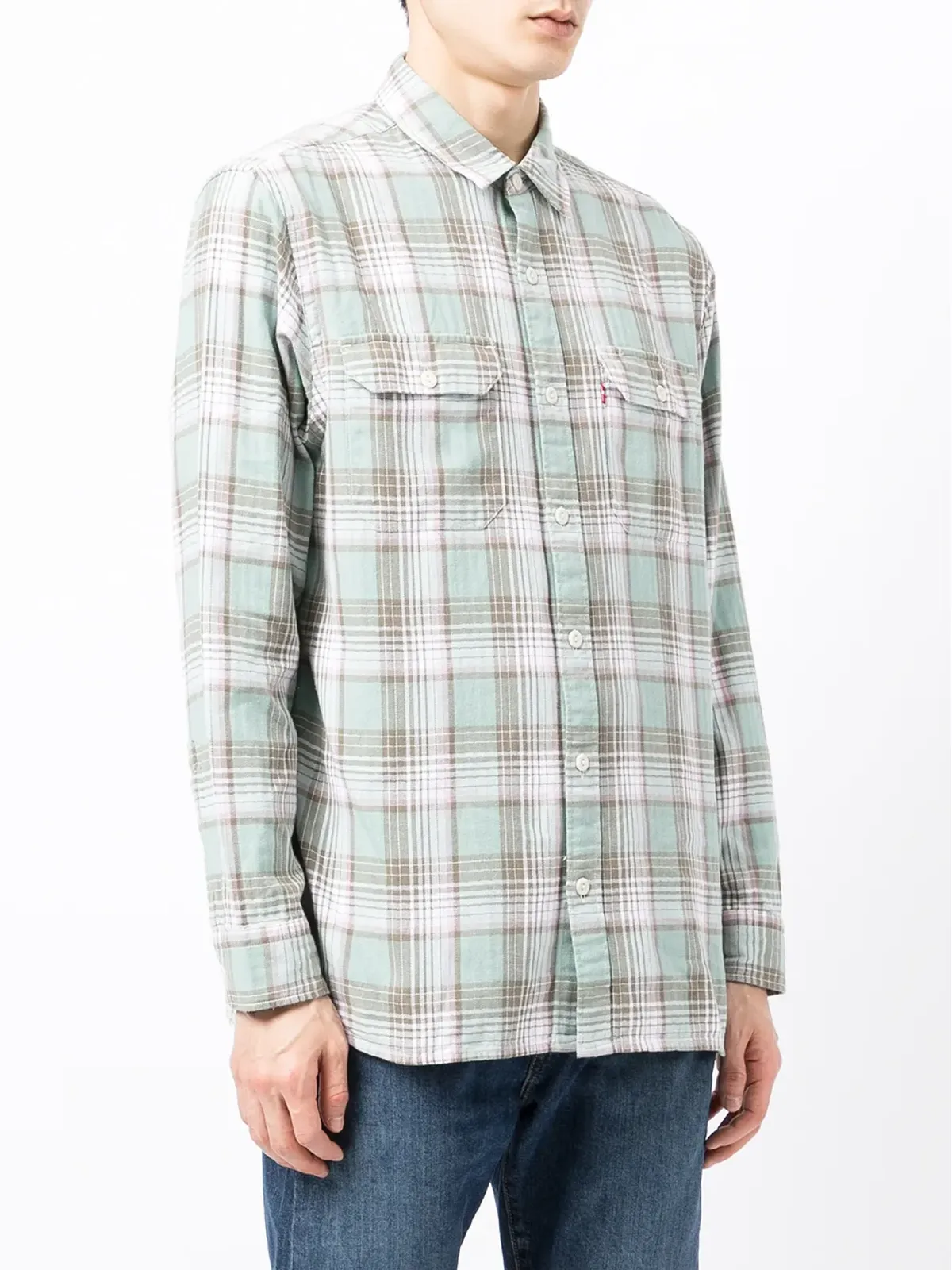 Levi's チェック柄シャツ - グリーン - 画像3