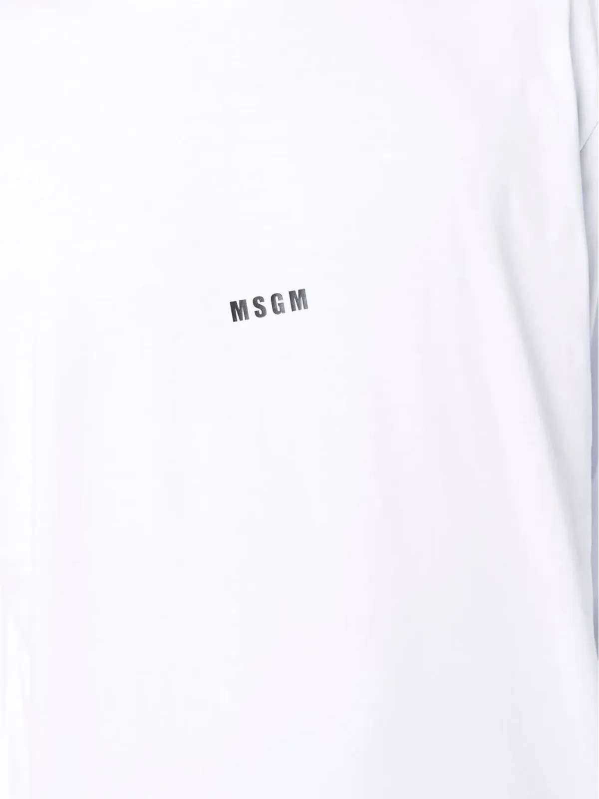 MSGM ロゴプリント長袖Tシャツ - White - 画像5