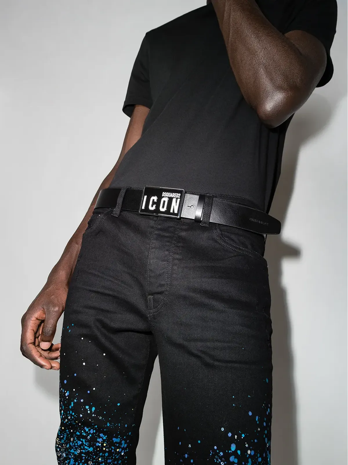 DSQUARED2 アイコン レザーベルト - 画像2
