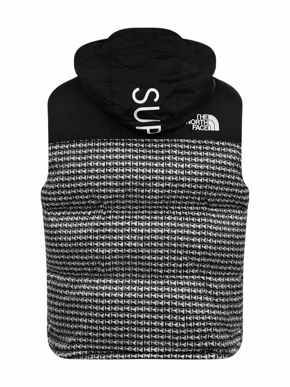 Supreme フード付きスタッズプリントベスト - 画像2