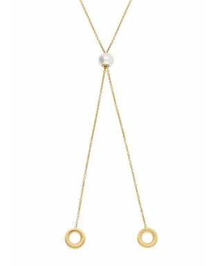 Delfina Delettrez 18K イエローゴールド パール ソニック ネックレス - サムネイル3
