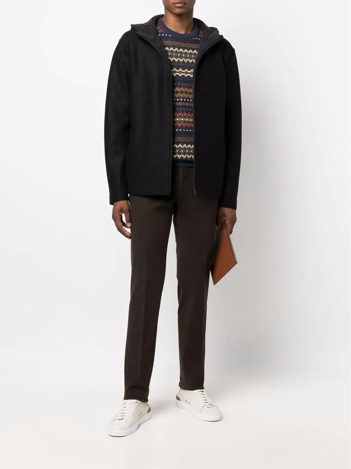Incotex slim-cut chinos - Brown - 画像2