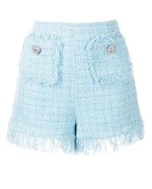 Blumarine ツイードフリンジショーツ - サムネイル1