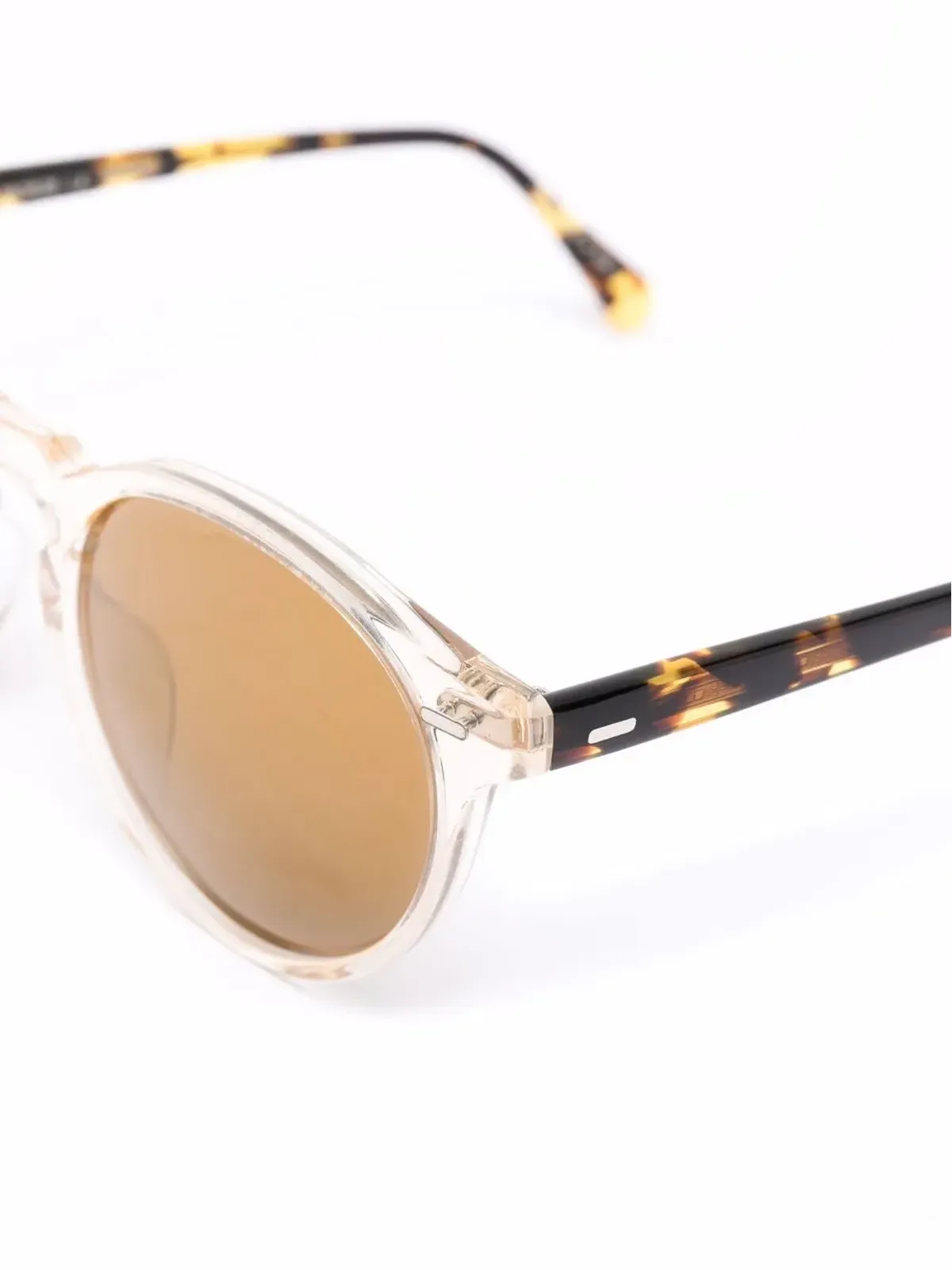 Oliver Peoples グレゴリー ラウンドフレーム サングラス - 画像3