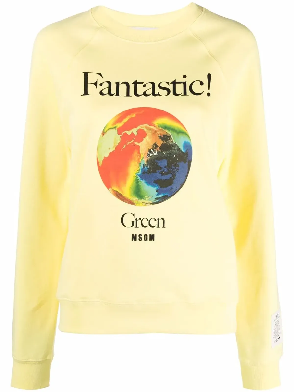 MSGM ファンタスティック ロゴプリント クルーネック スウェット - 画像1