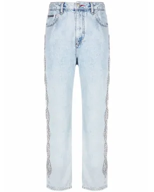 Philipp Plein クリスタルケーブルジーンズ - サムネイル1