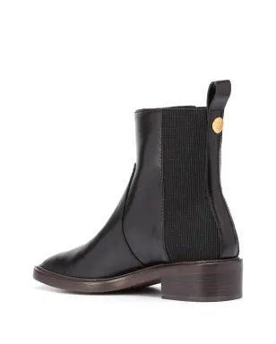 Tory Burch スクエアトゥ チェルシーブーツ - ブラック - サムネイル3