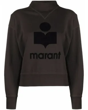 MARANT ÉTOILE Moby フロックドロゴ スウェットシャツ - サムネイル1