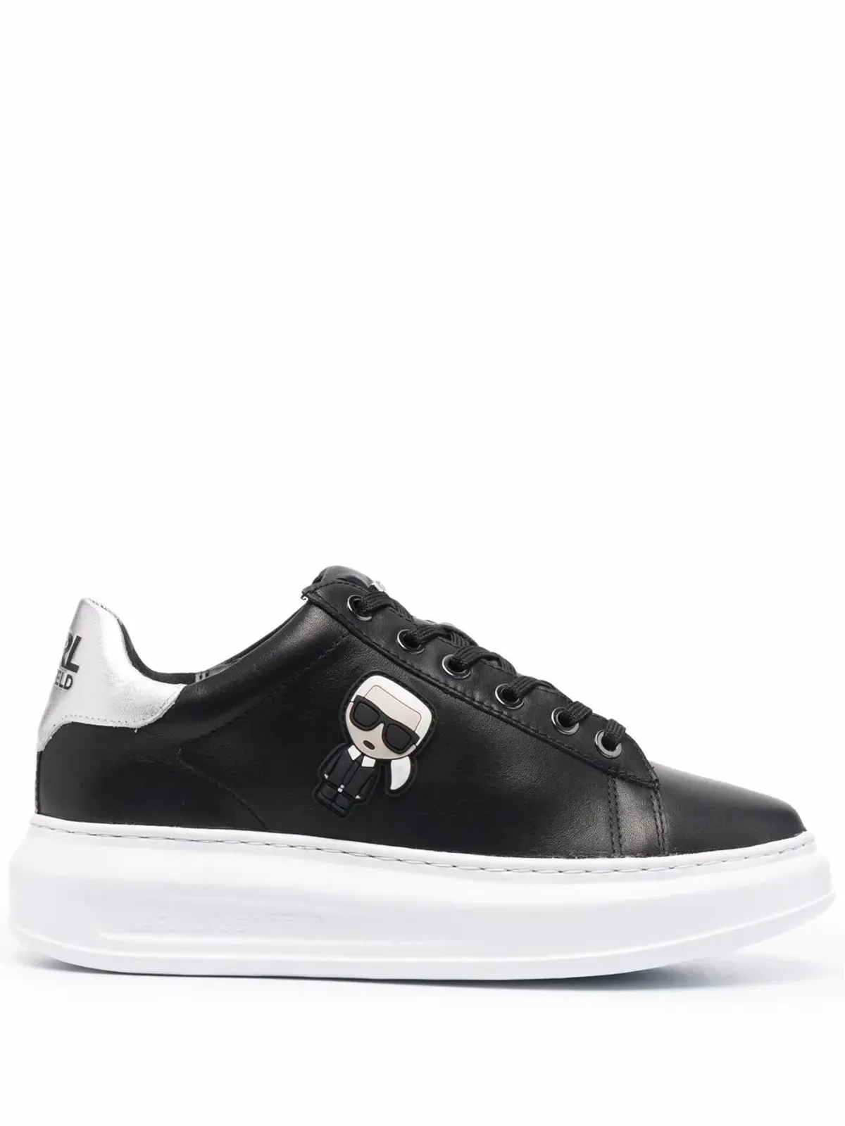 Karl Lagerfeld K/Ikonicフラットフォームスニーカー - 画像1