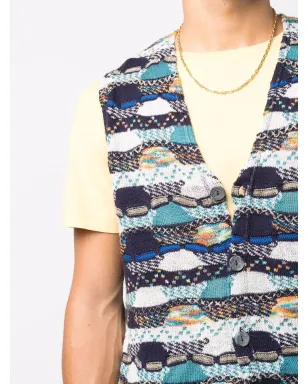 Missoni Pre-Owned 2000年代 アブストラクトニット ベスト - サムネイル5