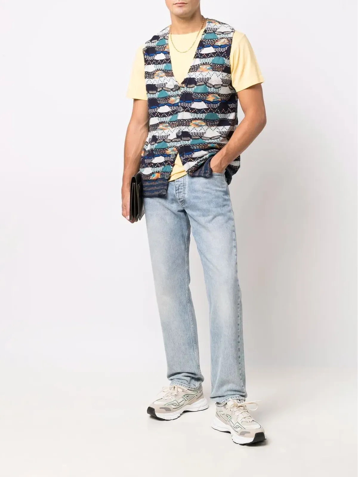 Missoni Pre-Owned 2000年代 アブストラクトニット ベスト - 画像2