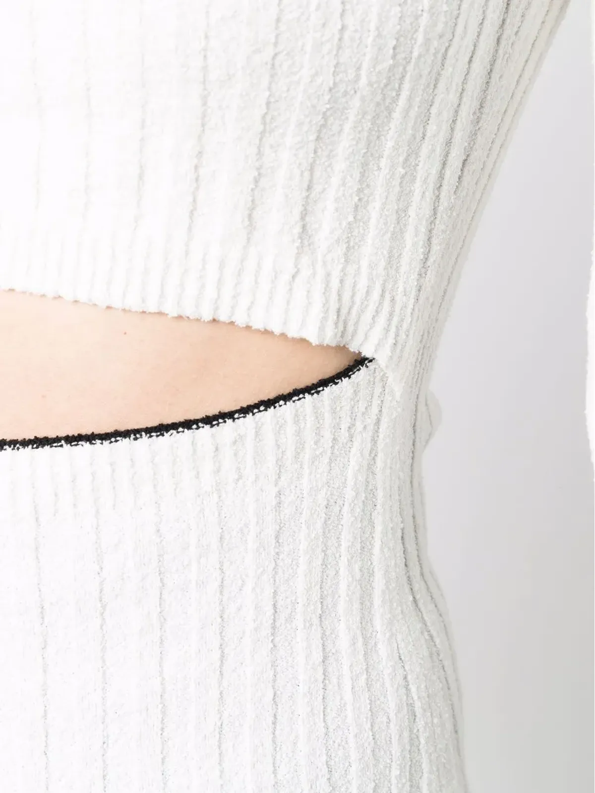 Proenza Schouler White Label コントラスト-トリム ブークレ カーディガン - 画像5