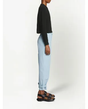 Proenza Schouler White Label モックネックジャンパー ブラック - サムネイル3