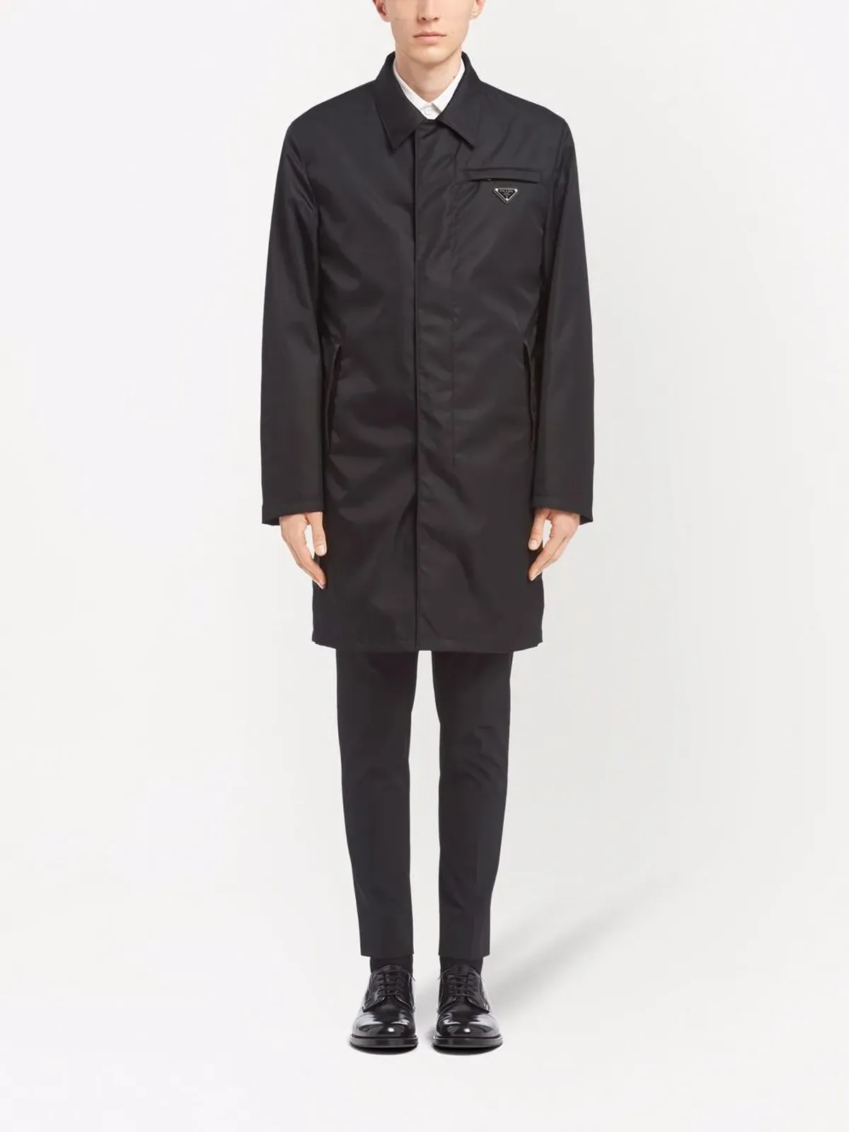 Prada Re-Nylon トライアングルロゴ レインコート - 画像2