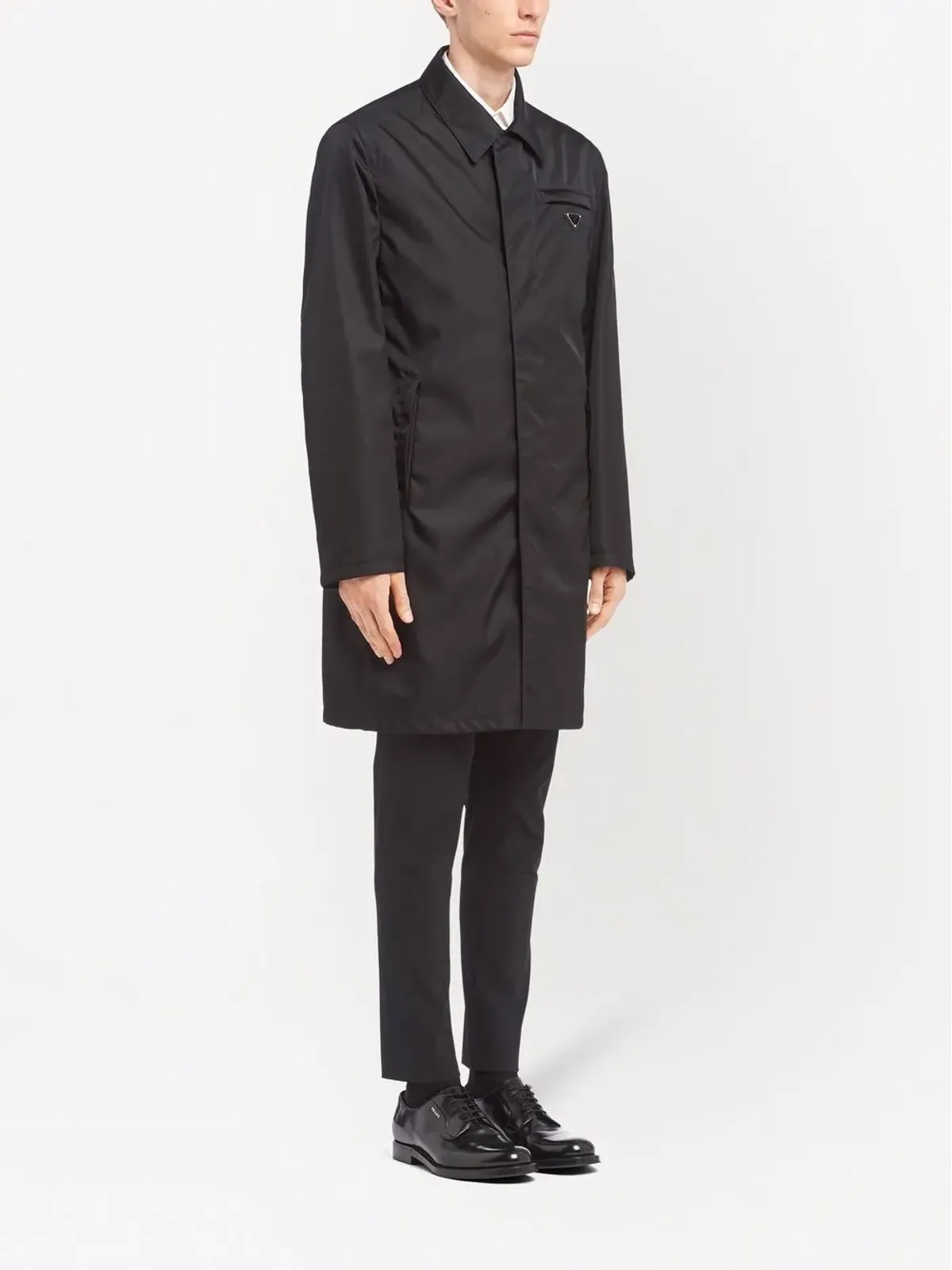 Prada Re-Nylon トライアングルロゴ レインコート - 画像3