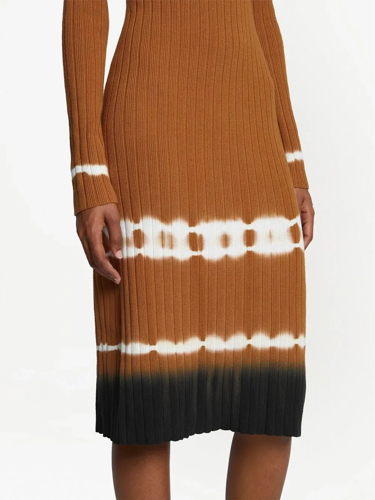 Proenza Schouler White Label リブニット タイダイ ミディドレス - 画像5