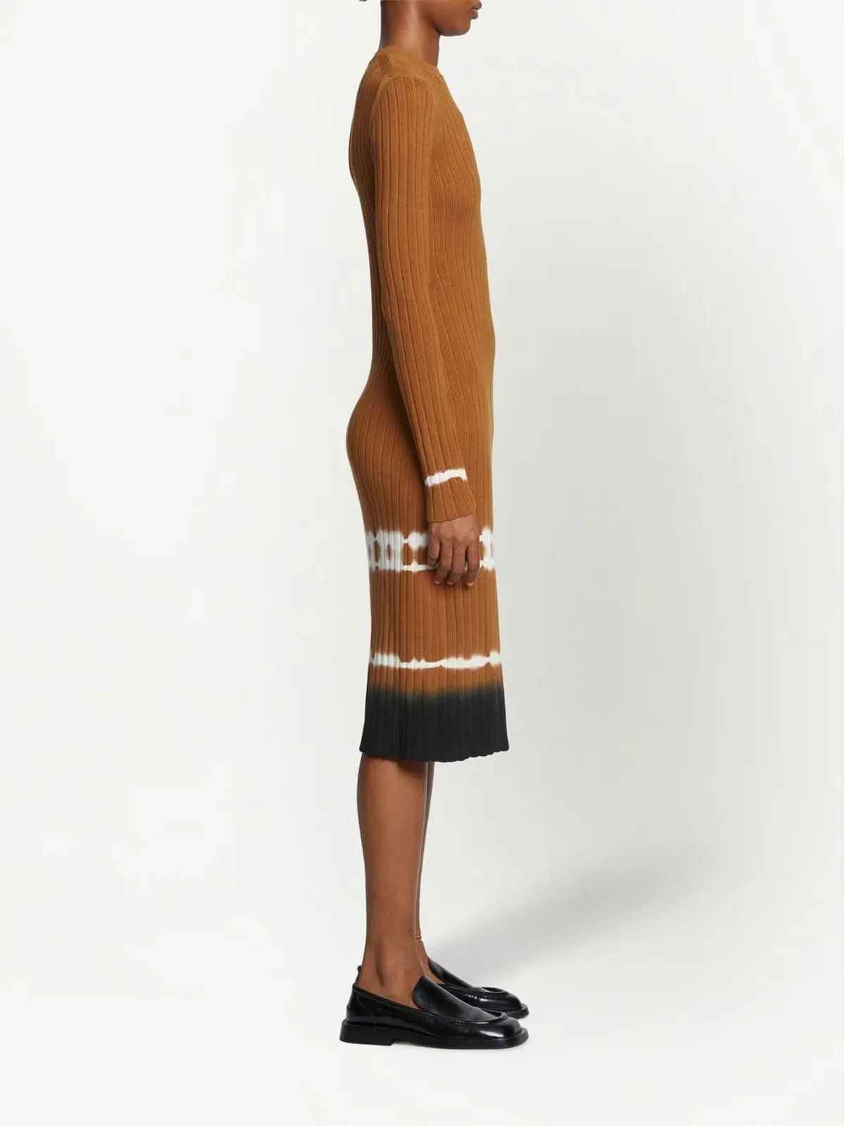 Proenza Schouler White Label リブニット タイダイ ミディドレス - 画像3