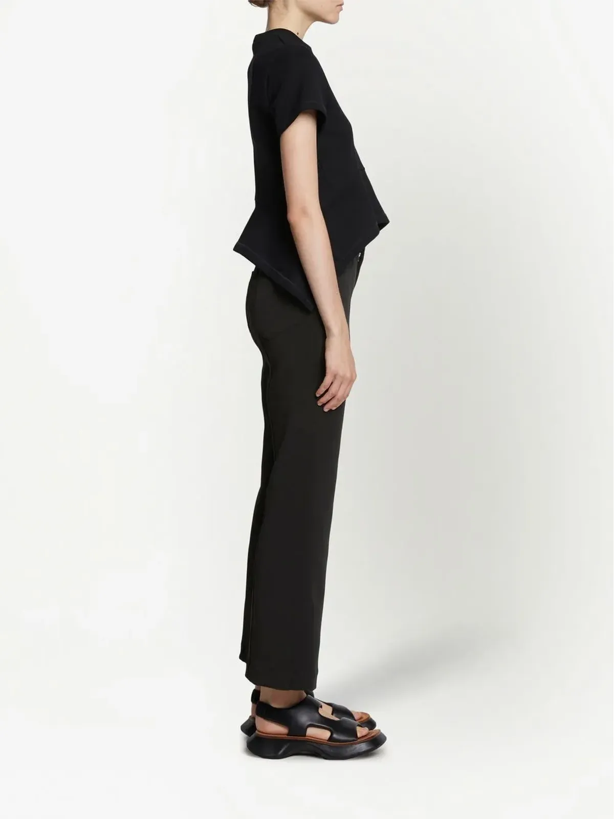 Proenza Schouler White Label クロップド・キックフレアパンツ - 画像3