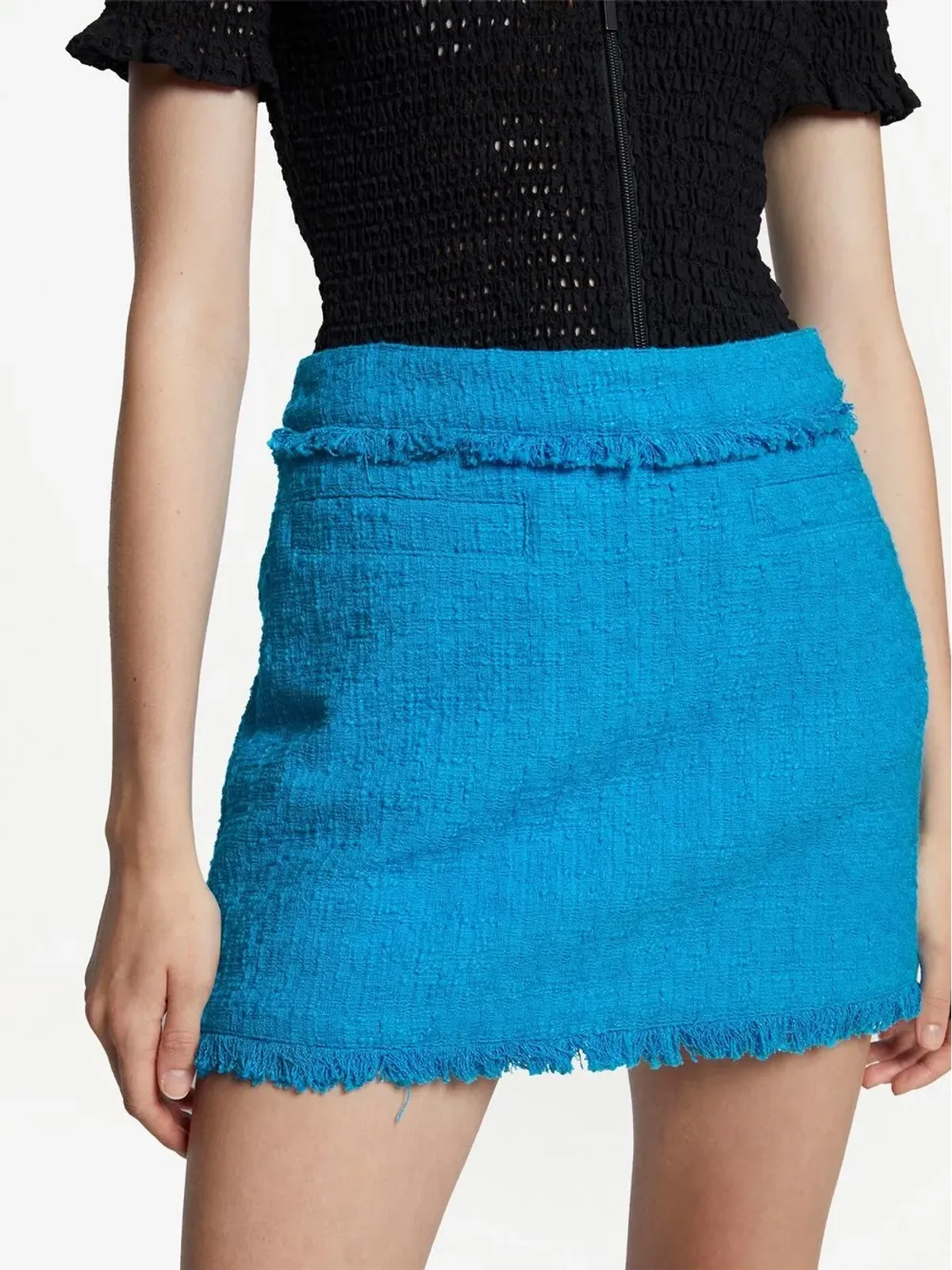 Proenza Schouler White Label ツイードニットミニスカート - 画像5