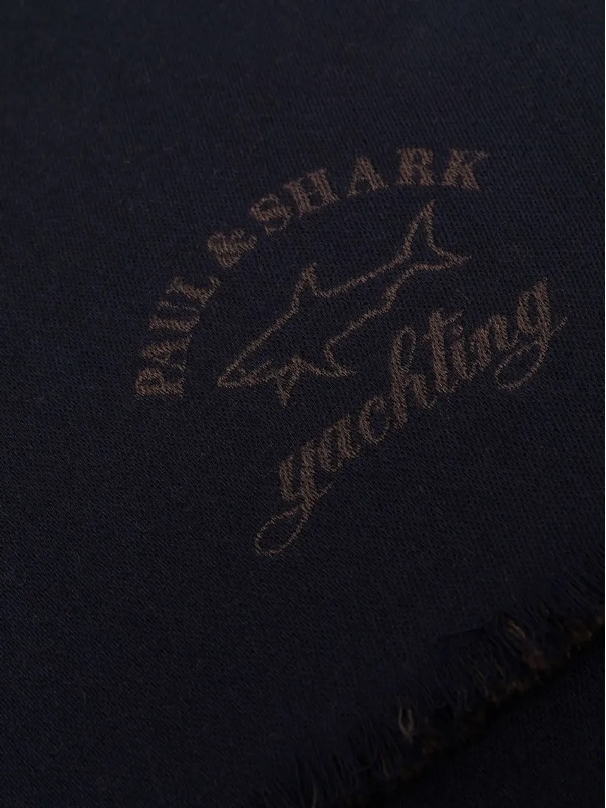 Paul & Shark ロゴプリントスカーフ - 画像3