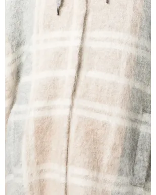 Brunello Cucinelli バットウィング タータン クロップド ジャケット - サムネイル5
