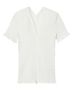 Proenza Schouler White Label クロッシェ編み ジップフロント ブラウス - サムネイル1
