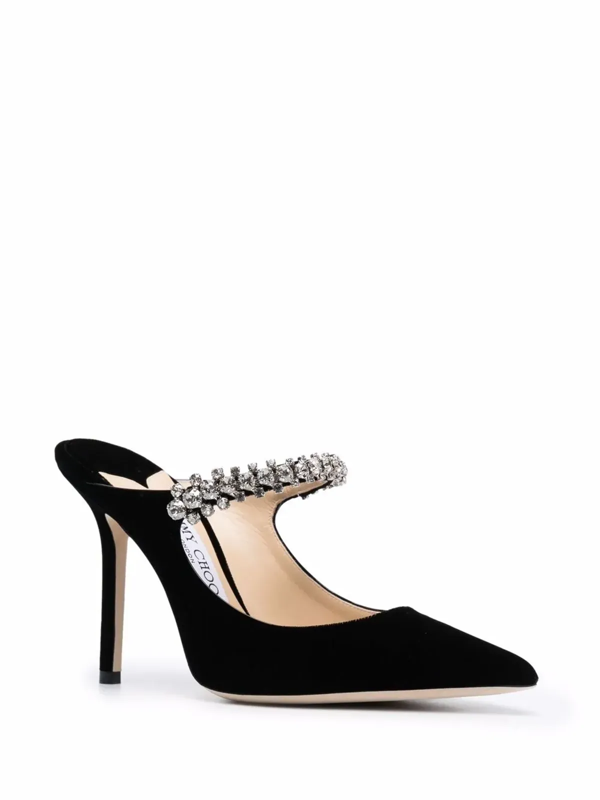 Jimmy Choo BING ポインテッドミュール - ブラック - 画像2