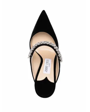 Jimmy Choo BING ポインテッドミュール - ブラック - サムネイル4
