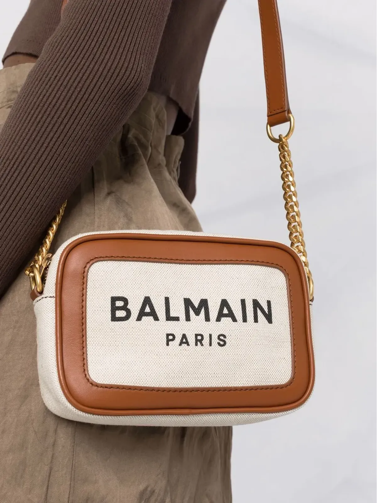 Balmain B-Army 18 カメラバッグ - Neutrals - 画像3