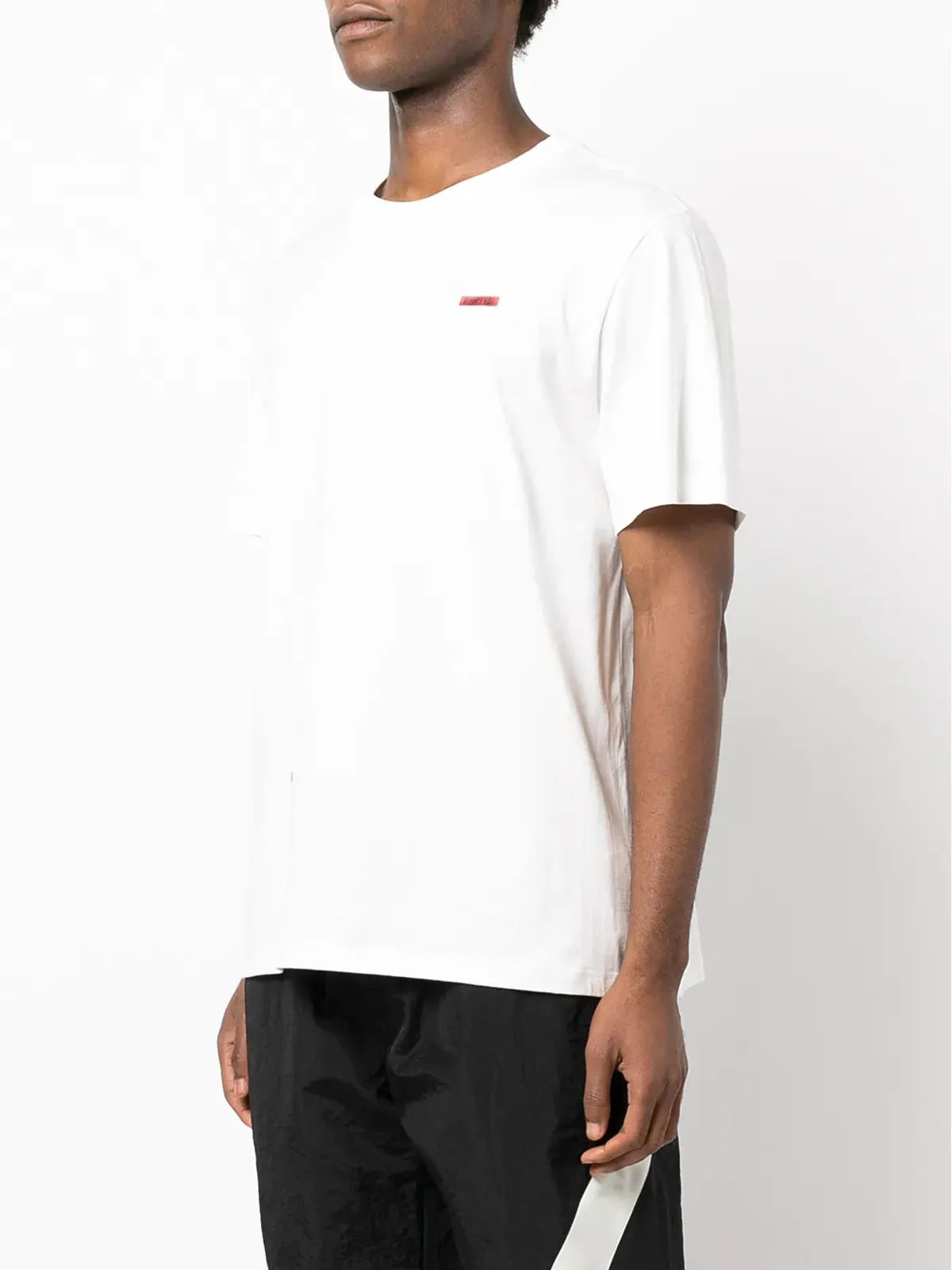 Mostly Heard Rarely Seen バーコードパッチ コットン Tシャツ - White - 画像3