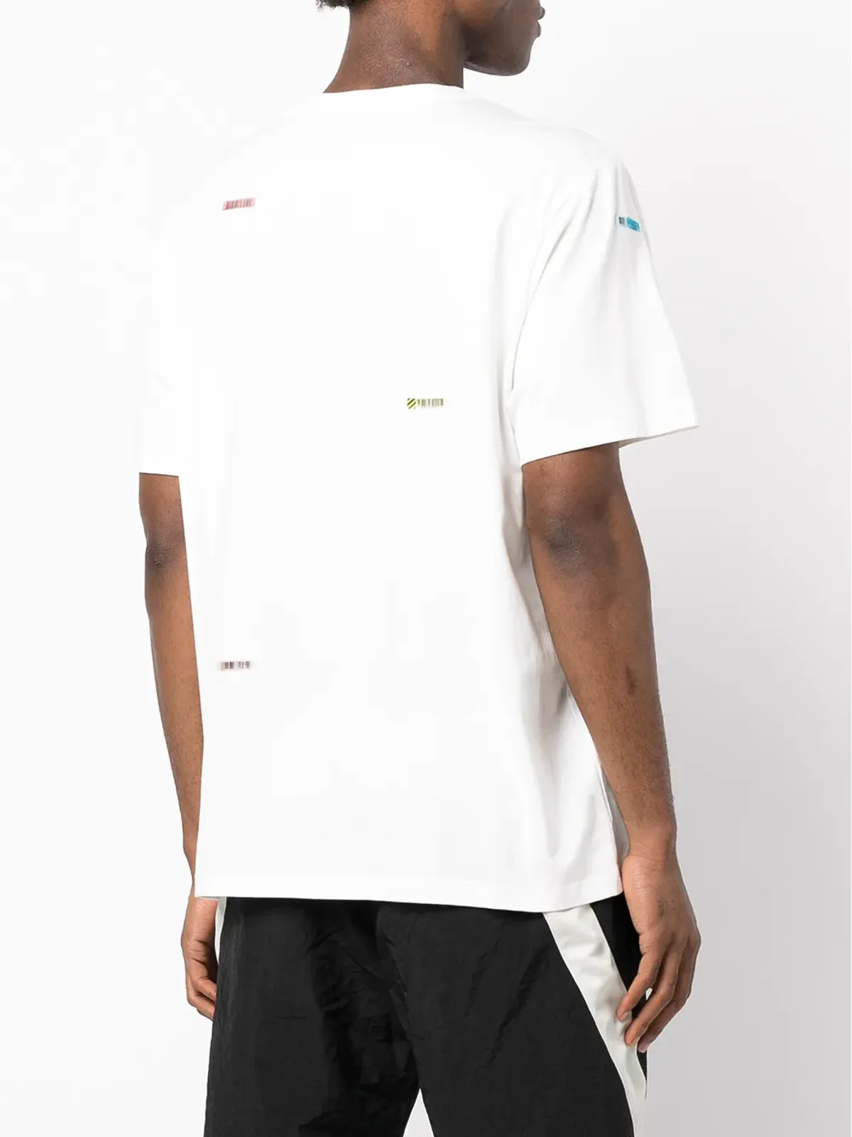 Mostly Heard Rarely Seen バーコードパッチ コットン Tシャツ - White - 画像4