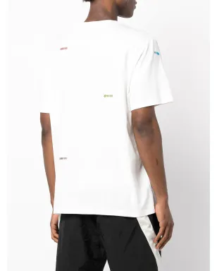 Mostly Heard Rarely Seen バーコードパッチ コットン Tシャツ - White - サムネイル4