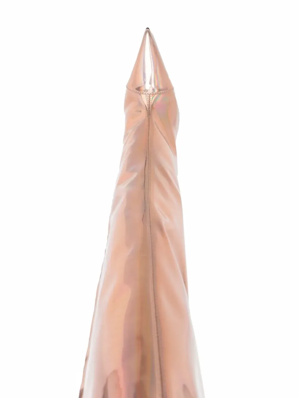 Alexandre Vauthier 虹彩エフェクト膝丈ブーツ - 画像4
