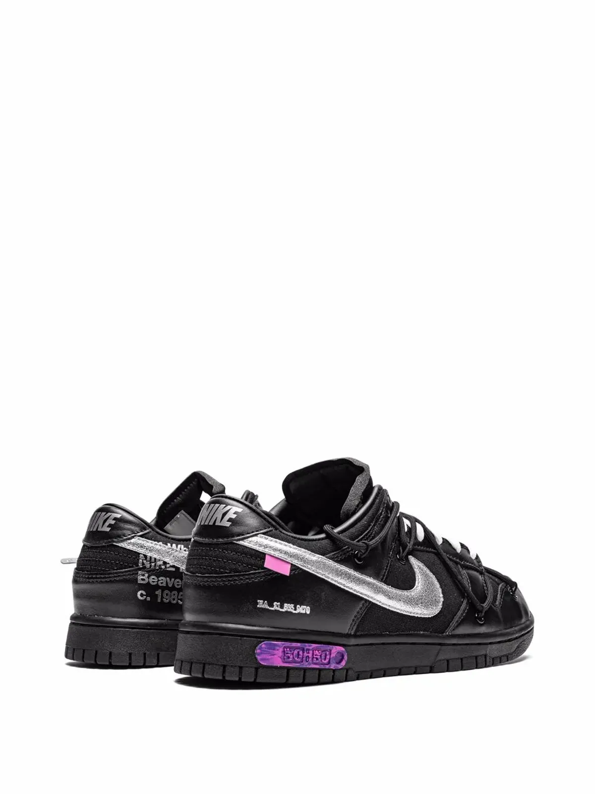Nike X Off-White ダンク ロー Lot 50 スニーカー - 画像3