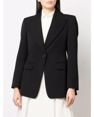 Alexander McQueen 後ろタイ付きシングルブレストブレザー - サムネイル3