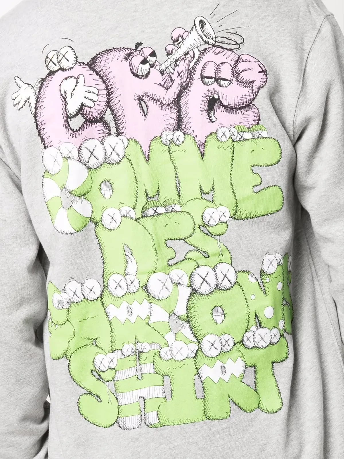 Comme Des Garçons Shirt x Kaws ロゴプリント ジップアップ ジャンパー - 画像5