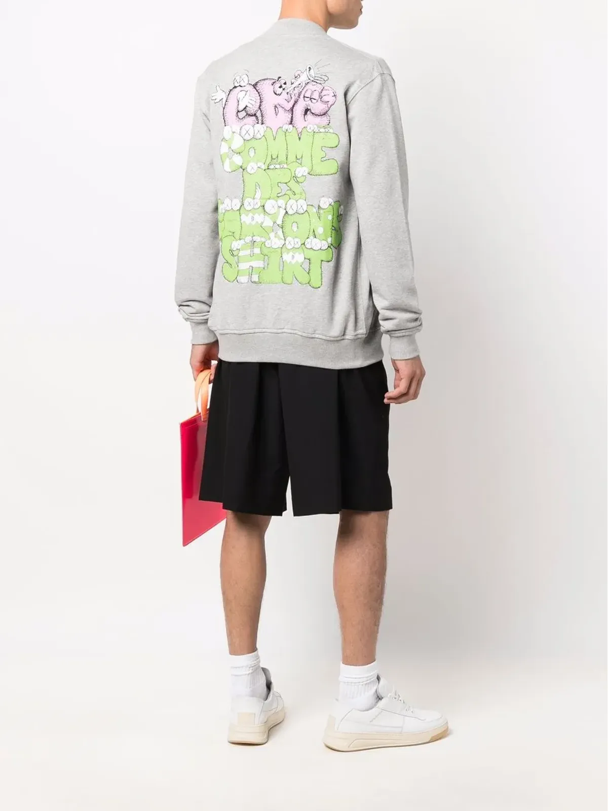 Comme Des Garçons Shirt x Kaws ロゴプリント ジップアップ ジャンパー - 画像2