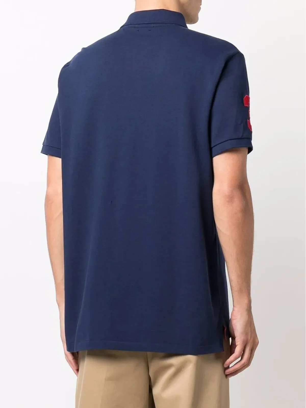 Polo Ralph Lauren ポロポニー柄コットンポロシャツ ブルー - 画像4
