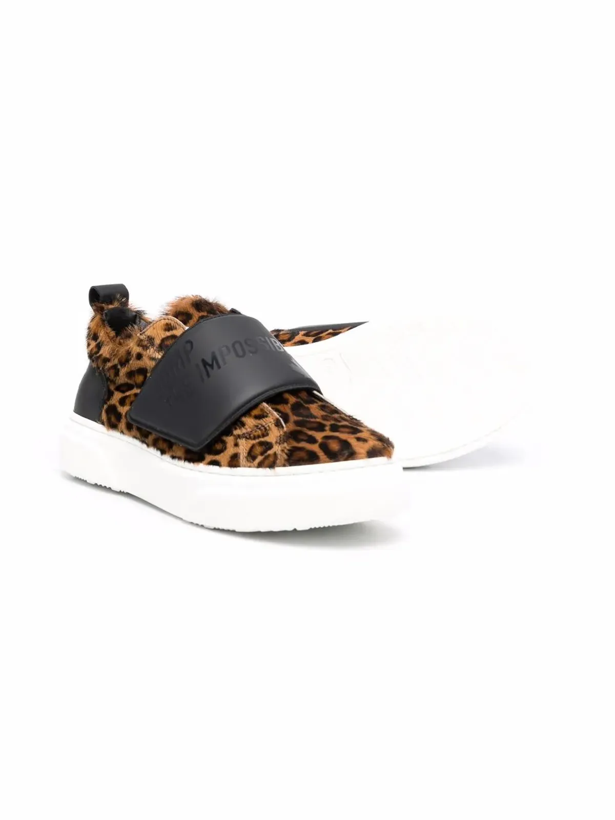 DSQUARED2 KIDS レオパード柄スリップオンスニーカー - 画像2