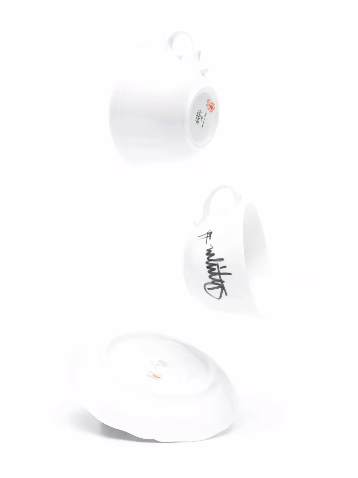 Off-White x Ginori 1735 ロゴプリント ティーカップセット - 画像4