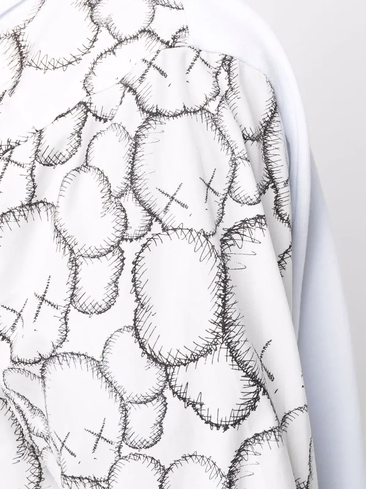 Comme Des Garçons Shirt グラフィックプリントジップアップフーディ - 画像5
